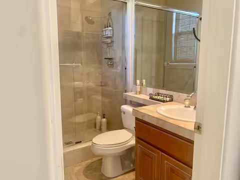 Casita bathroom at The Mason Oasis PGA West La Quinta